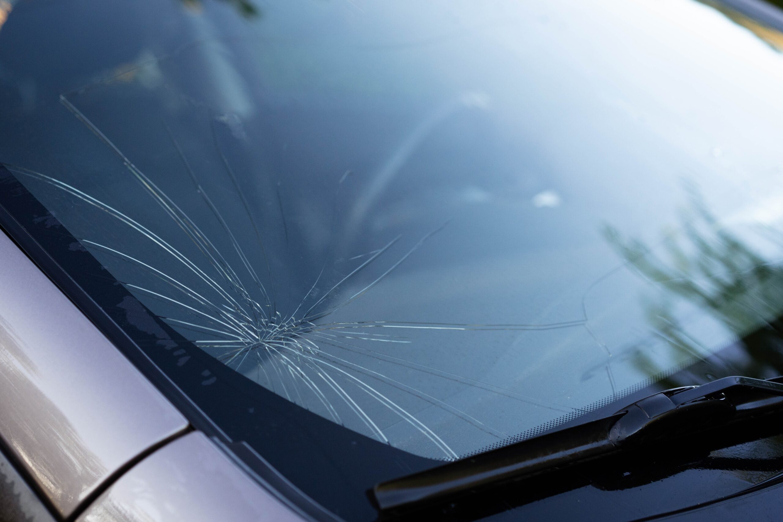 Windshield cracks