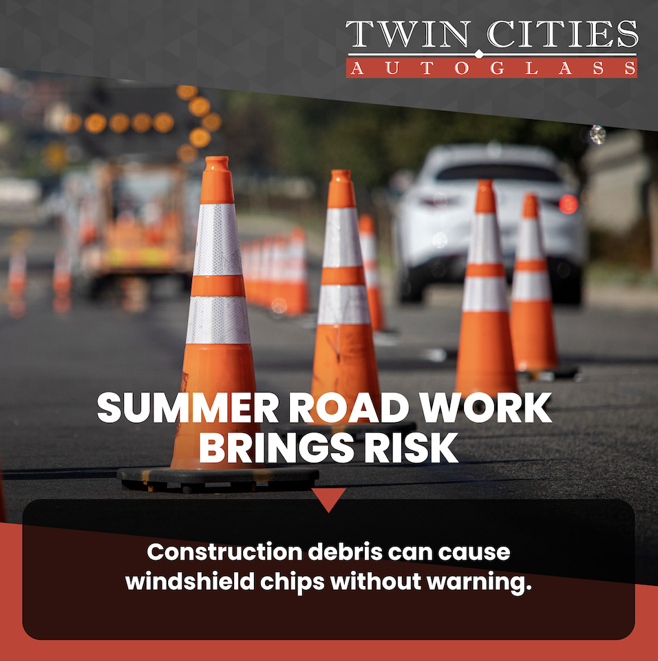 Summer Road Work in Minnesota & Wisconsin: A Hidden Threat to Your Windshield